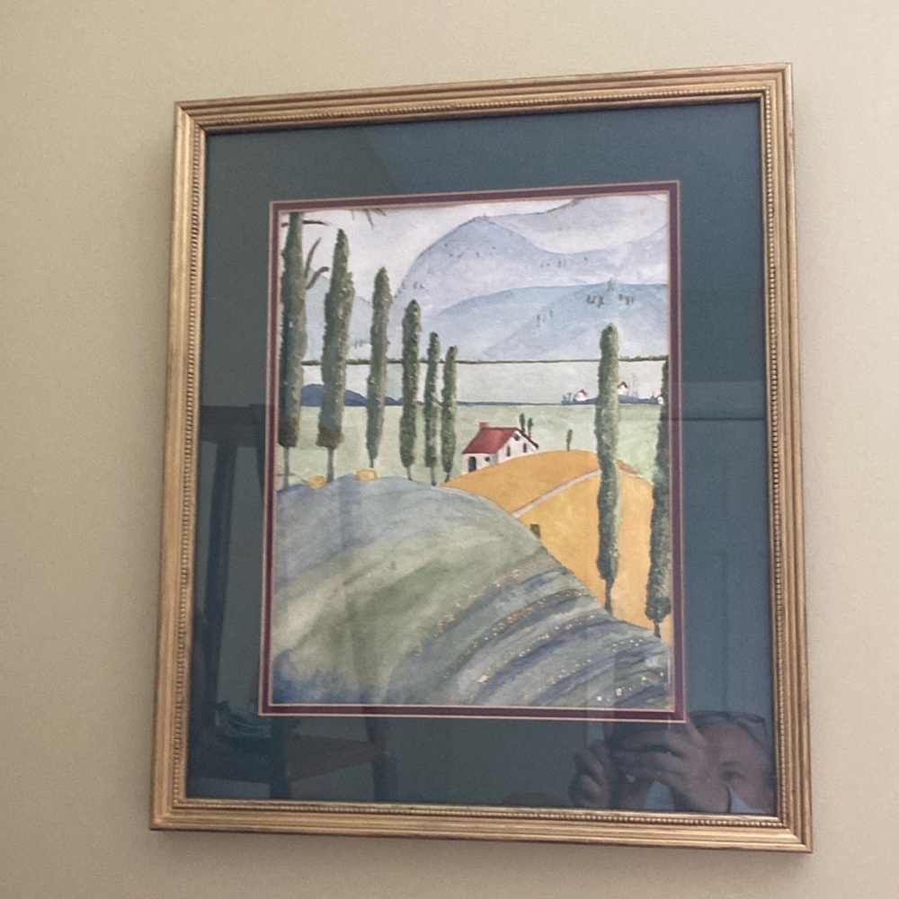 Tuscany, watercolor original art